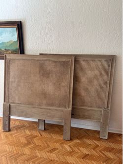 Serena and Lily Cane Twin Headboard x2