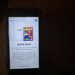 iPhone 7 Unlocked In Black Like New