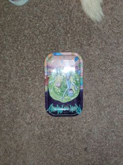 Rick and Morty Metal Rolling Tray