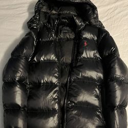Black Lauren Puffer Jacket 