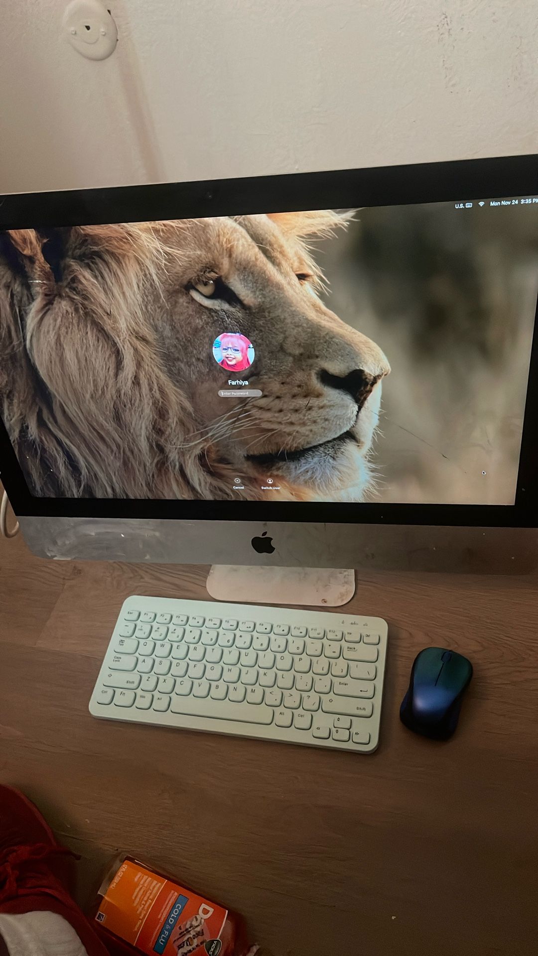 Imac With Wireless Keyboard And Mouse