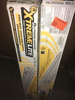 Lithonia Lighting Industrial 2-Light White Outdoor Fluorescent Hanging Fixture