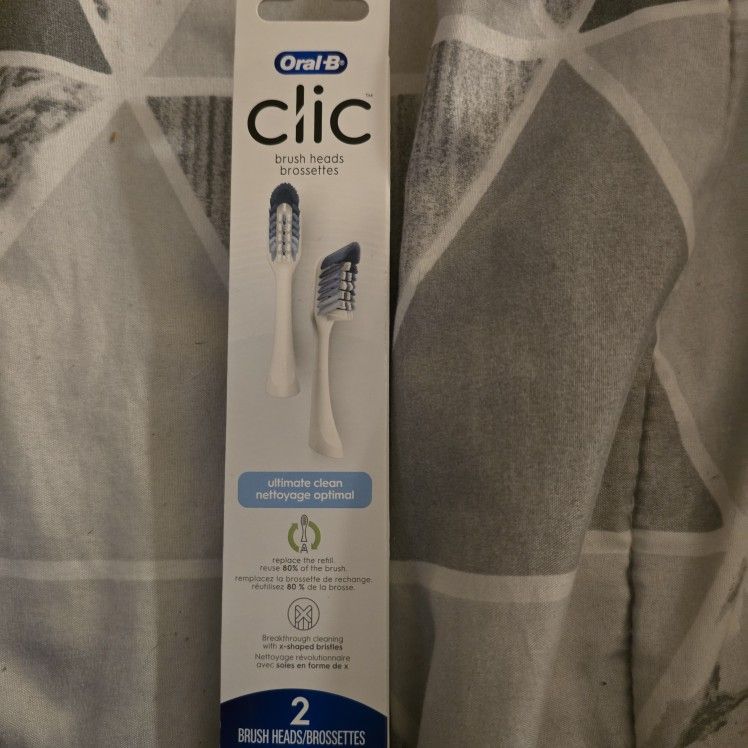 Oral B Clic Toothbrush Heads