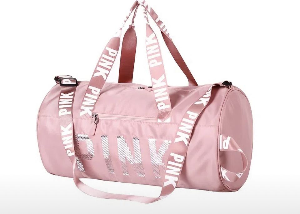 pink travel bag 