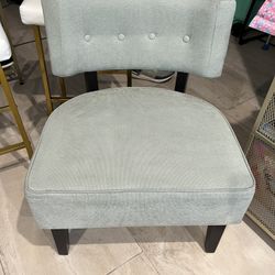 Green accent chair