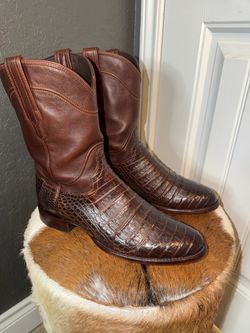 Tecovas The Earl Caiman cowboy boot