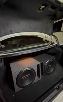 12 inch Pioneer Subwoofers with AMP
