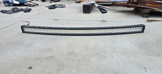 50" curved light bar