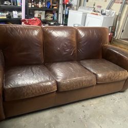 Leather Couch 