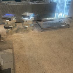 Zgallerie Cocktail Table And 2 End Tables