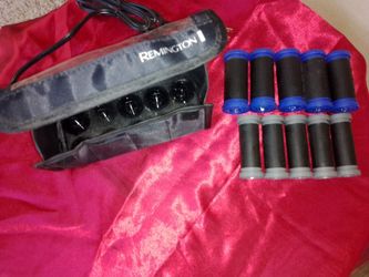 Remington Compact Travel Hot Rollers Set - 10 Ceramic Curlers