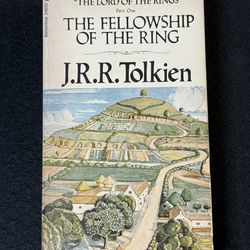 J.R.R. Tolkien Fellowship of the Ring Ballantine Paperback Vintage 1974 LOTR