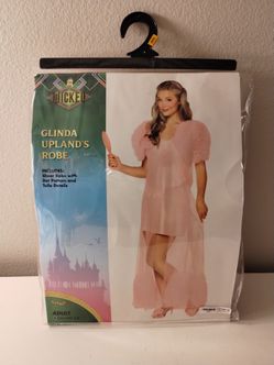 Wicked Glinda Uplands Robe Pink Sparkly With Tulle Adult Size Sm/Md 4-8 Spirit