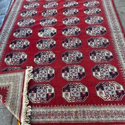 6x9 Feet Handmade Bokhara Wool Rug