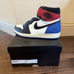 Jordan 1 Retro High OG SP Fragment x Union LA Varsity Red Sport Royal