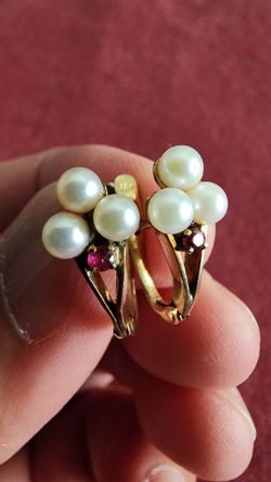 Real 14K gold earrings