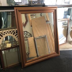 Wood Framed Mirror