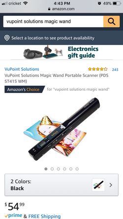 Magic wand portable scanner (like New!)
