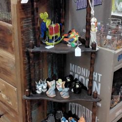 Wooden Corner Shelf- Located In Shelton 