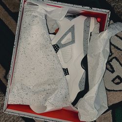 Jordan 4 Retro White Cement Size 10.5 Men 