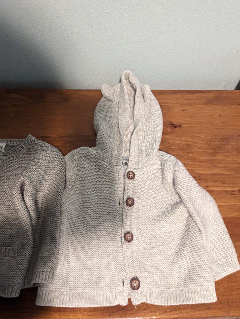 Baby Cardigans, Size 3 To 6 Months