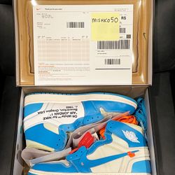 Air Jordan Retro 1 High OG Off-White UNC University Blue Off White Virgil Abloh Nike Dunk High Low Travis Scott Fragment Mocha Chicago Lost & Found 13