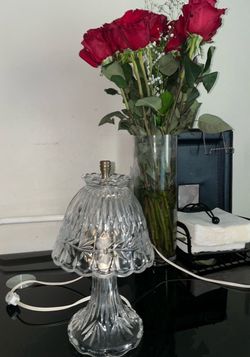 Princess house crystal lamp