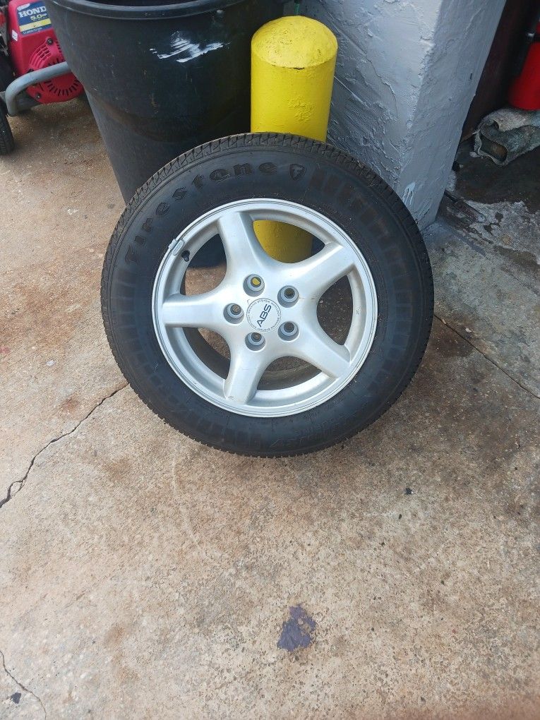 Firebird Mag Wheel And Tire P225/60r-16 Nice