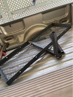 Tail gate truck rack