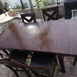 Mesa De Comedor Con 6 Sillas 