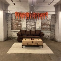 Brown Sleeper Sofa Couch (Delivery Available!)