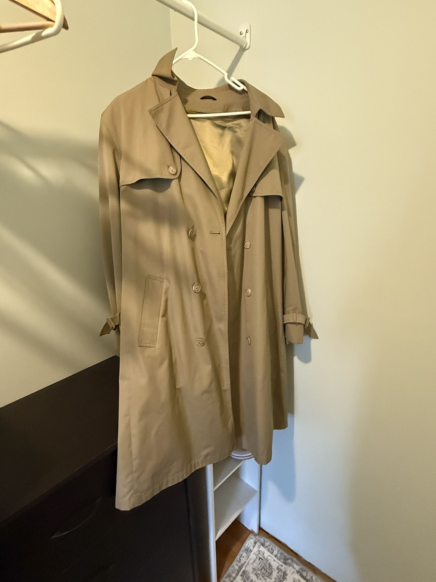 Vintage Christian Aujard Trench Coat
