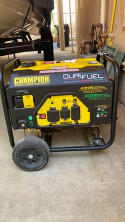 Portable dual-fuel generator