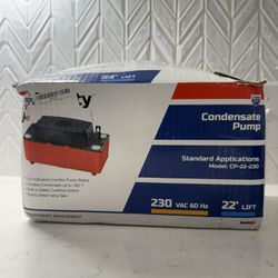 Open-Box Asurity CP-22-230 Condensate Pump – 22’ Lift – Indoor Use 