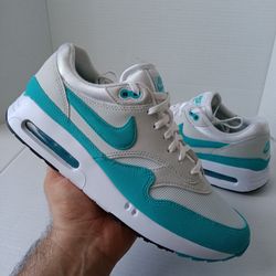 Size 10 Nike Air Max 1 '86 OG Men's Spikeless Golf Shoes White Dusty Cactus
