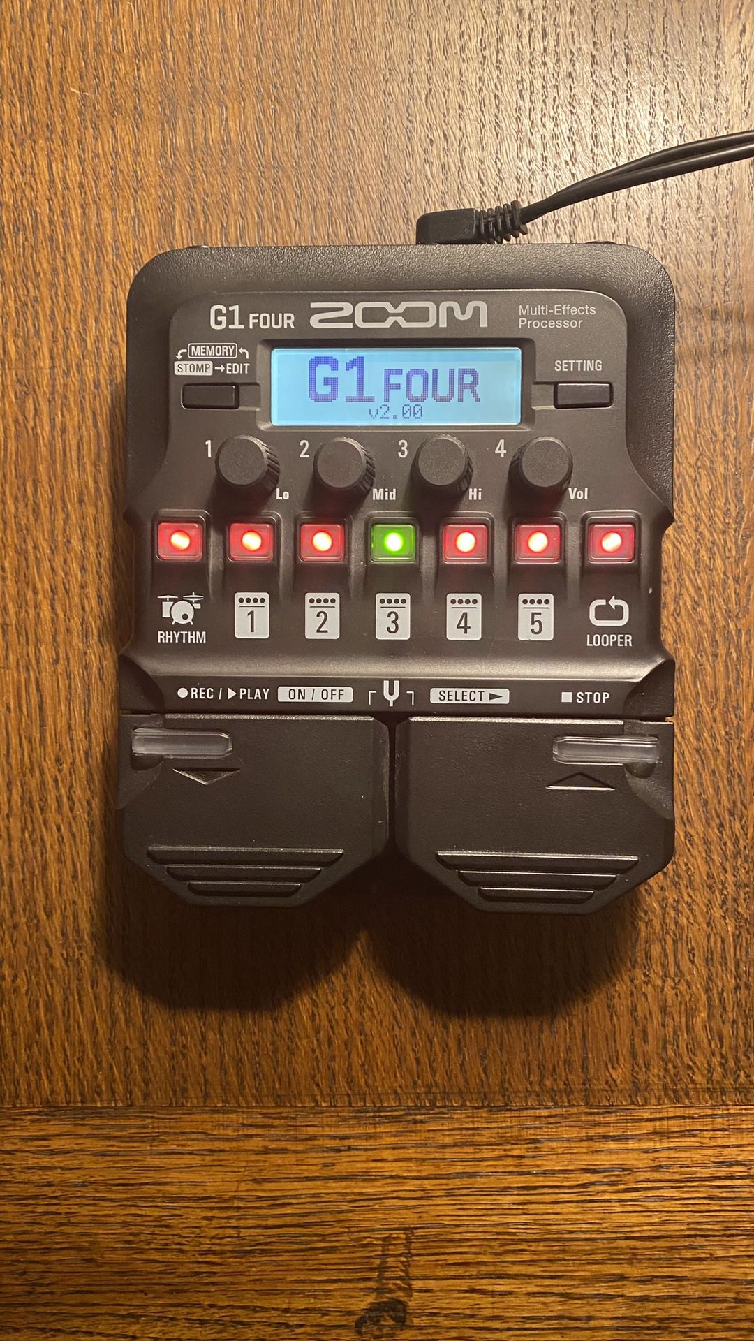 Zoom G1 Four Multiple Guitar And Bass Effects Pedal - Make An Offer