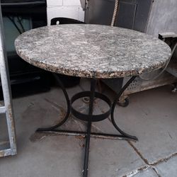 Outside Table Iron Granite 