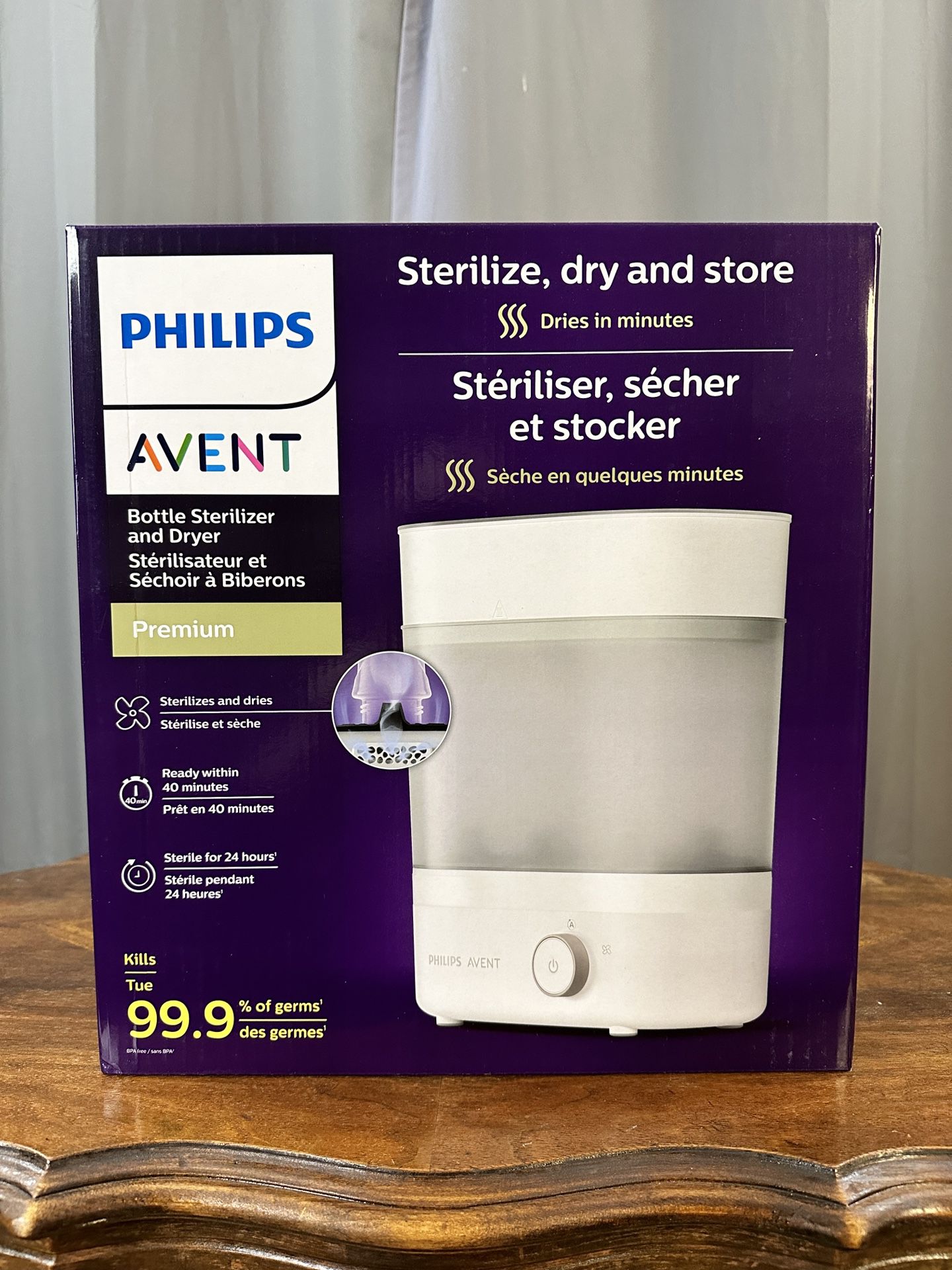 Philips AVENT Premium Baby Bottle Sterilizer With Dryer
