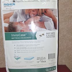 Queen Size Mattress Encasement Dust Mite And Allergen Protection 