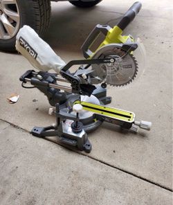Ryobi 7 1/4in Sliding Compound Miter Saw