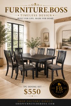 7pc Dining Table Set