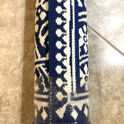 Patio rug In Navy Blue 