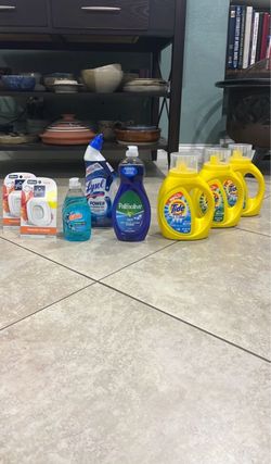 Tide, Lysol, Palmolive, Glade, Gain