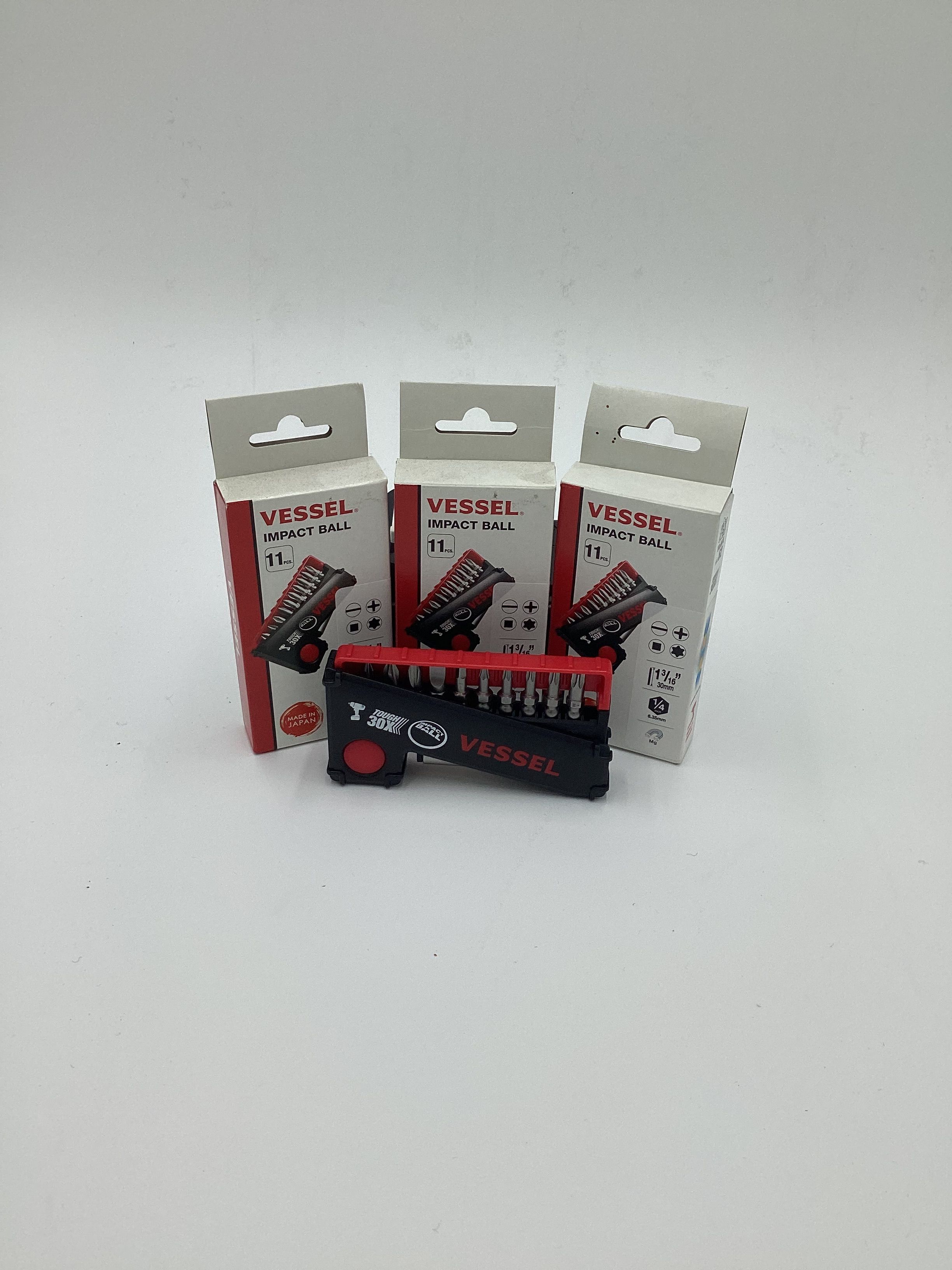 VESSEL 11pc. IMPACT BALL BIT SET(EACH)**FINANCIAMOS/WE FINANCE)**