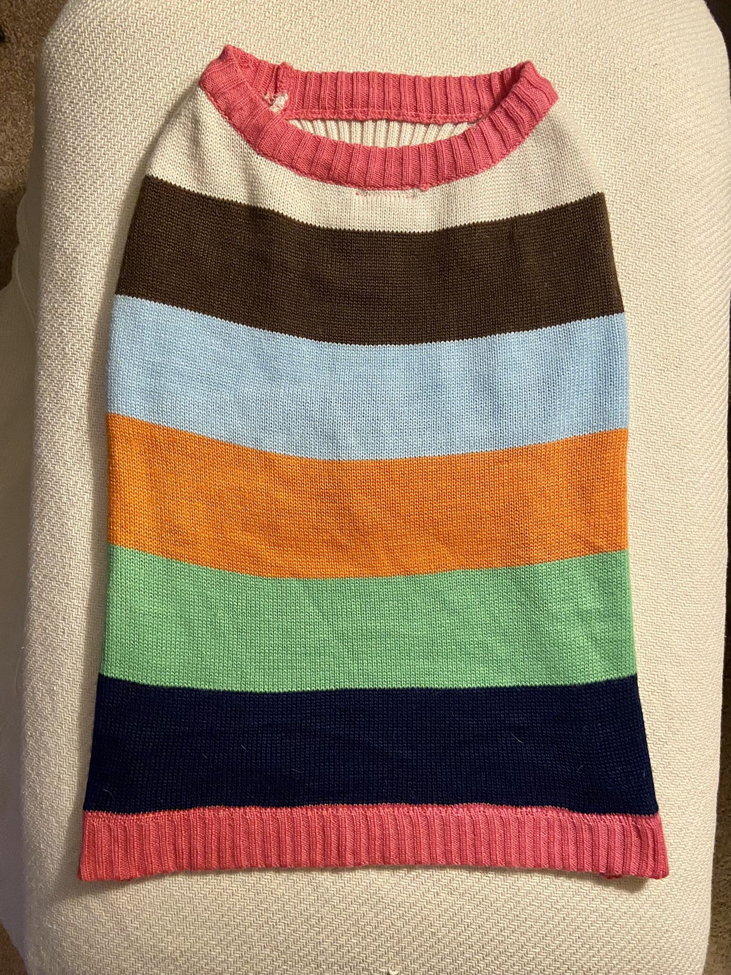 Colorful and Soft Dog Sweater