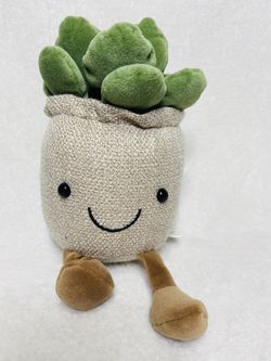 7” Succulent Plant Plush Potted Plant Plush