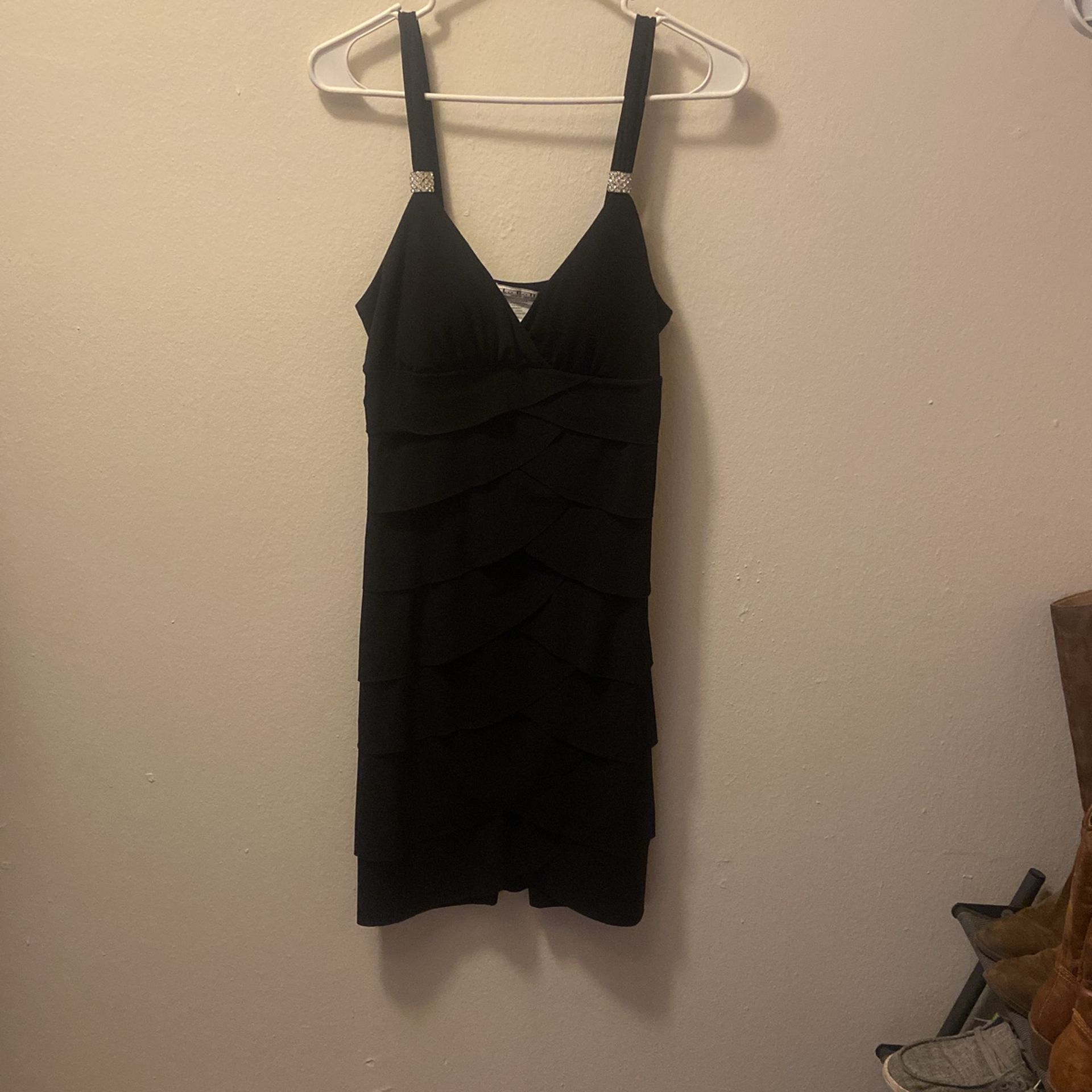 Women’s Black Layered Dress