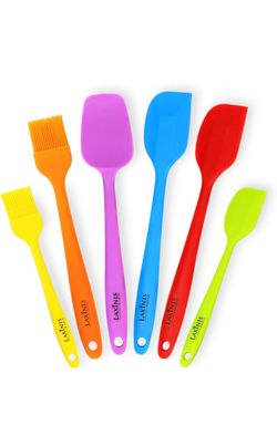 Like New laxinis World Silicone Spatula Utensil set