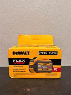 New Dewalt FLEXVOLT 20V/60V MAX 12.0Ah Battery