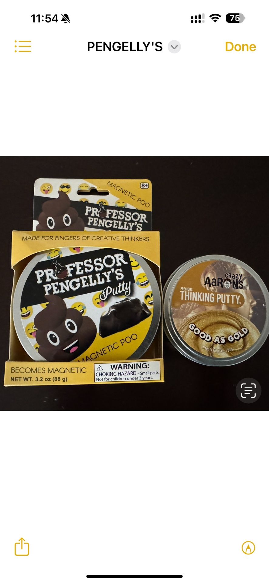 Putty - Magnetic and gold 2 kinds-10$ for 2